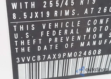 2023 Volkswagen Tiguan 2.0T Se R-Line Black from USA, damaged, VIN 3VVCB7AX9PM024608